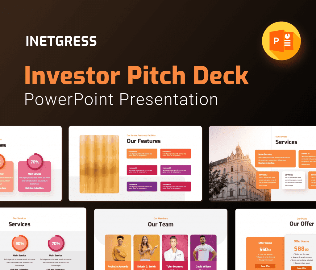 Integress - Investor Pitch Deck PowerPoint Template