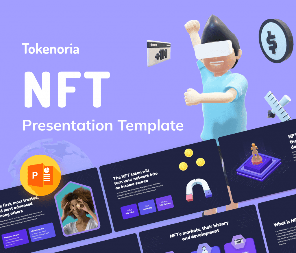 Tokenoria NFT - PowerPoint Presentation Templates