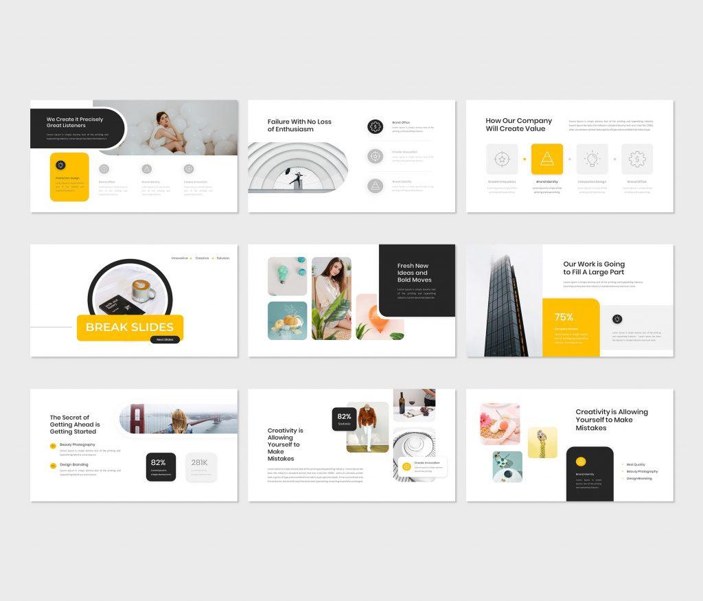Morena - Creative Pitch deck PowerPoint Template