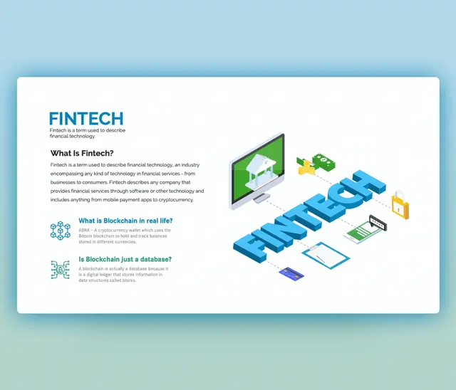 Fintech PPT – Fintech PowerPoint Template