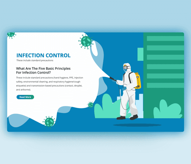 Infection Control PPT PowerPoint Template