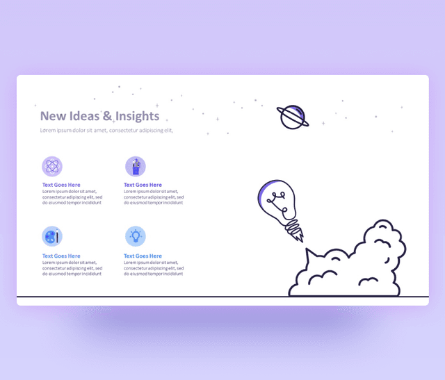 New Ideas and Insights PowerPoint Template