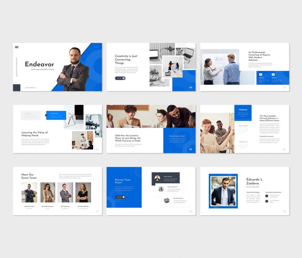 Endeavor – Business Agency Google Slides Template