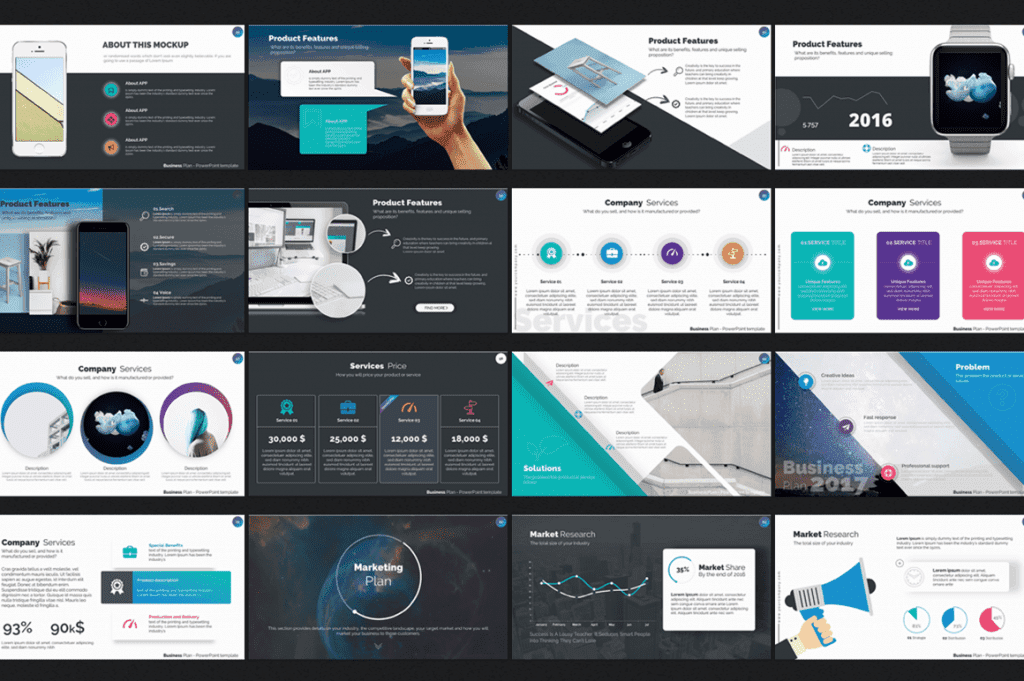 PowerPoint Business Plan Template PPT