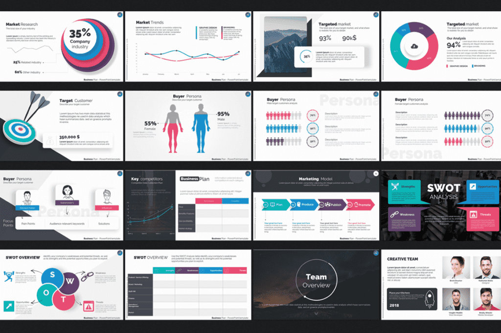 PowerPoint Business Plan Template PPT