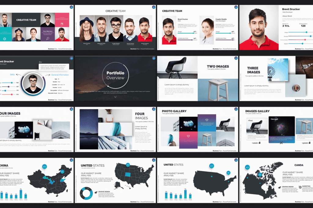 PowerPoint Business Plan Template PPT