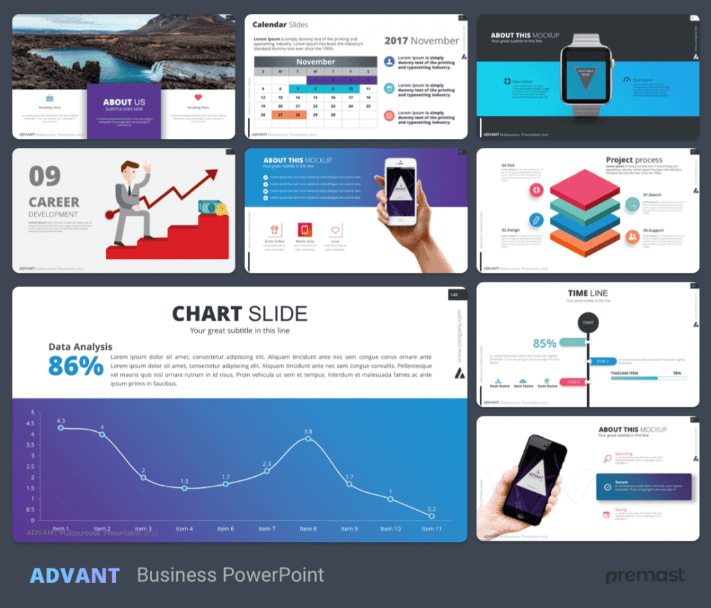 Advant Business PowerPoint Template