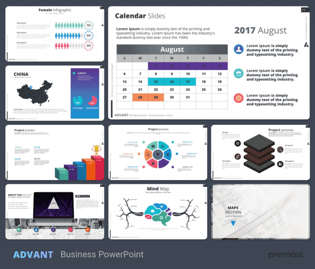 Advant Business PowerPoint Template