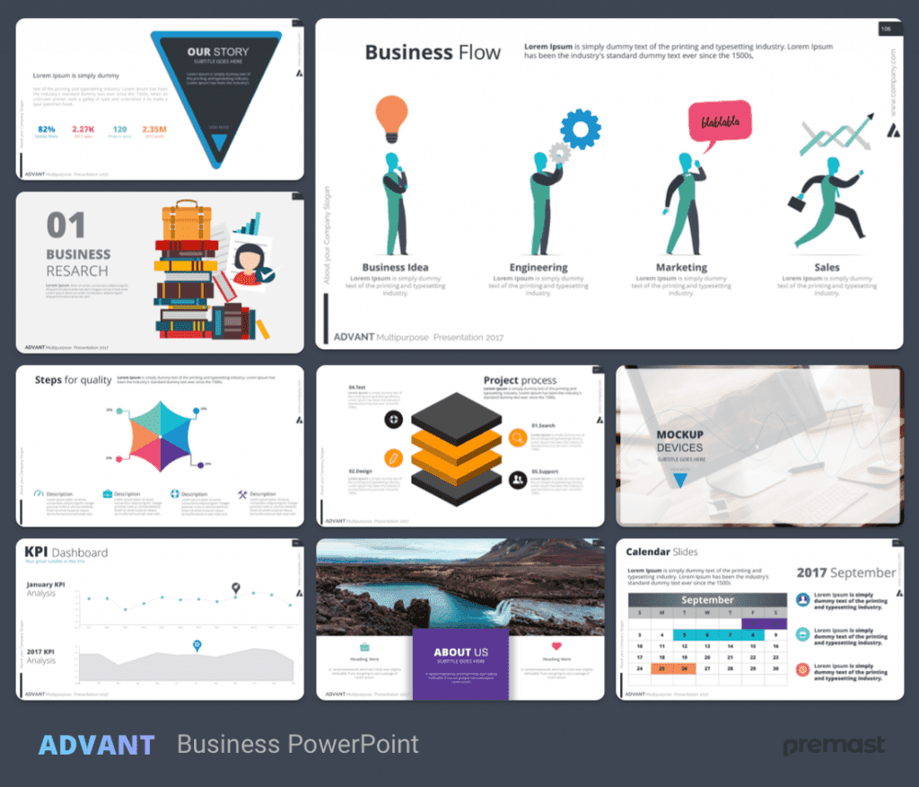 Advant Business PowerPoint Template