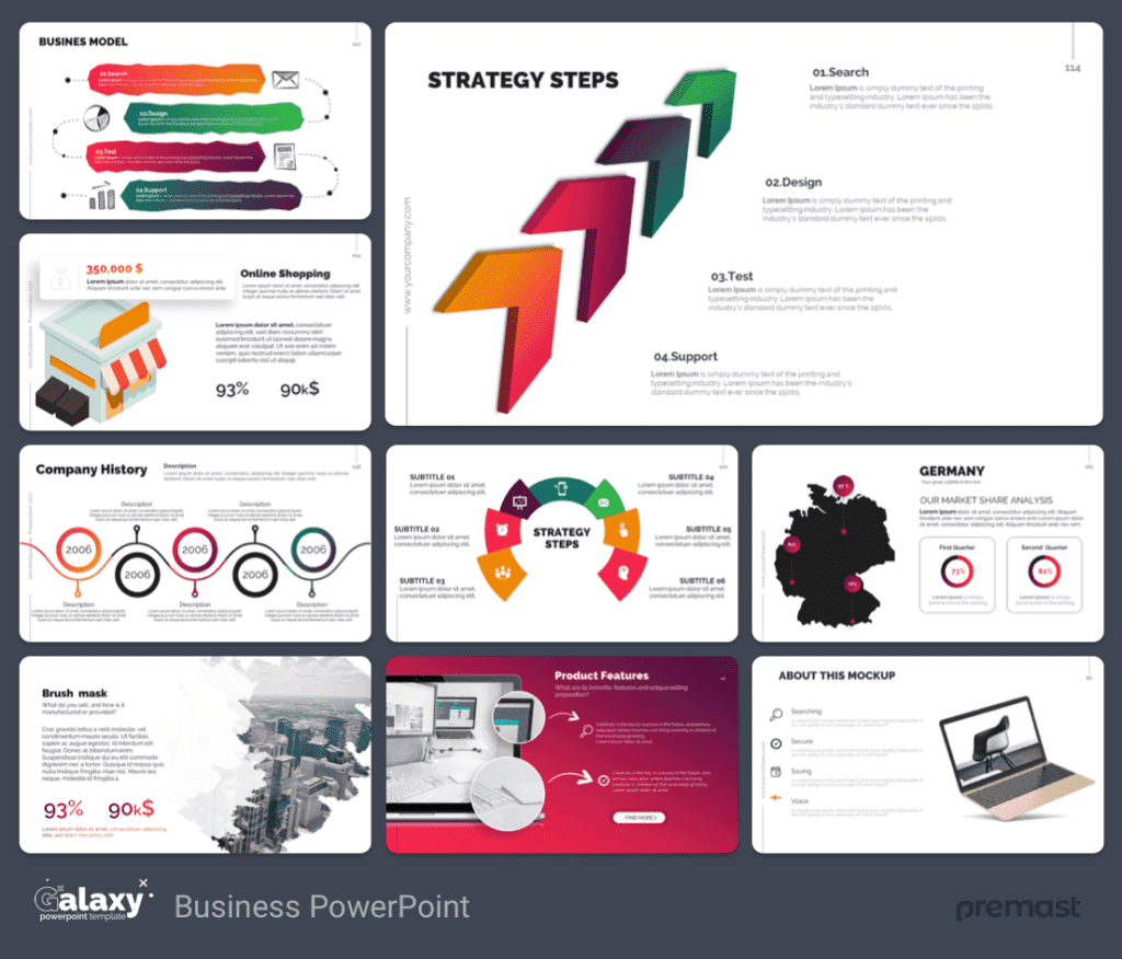 Galaxy Pitch Deck PowerPoint Template