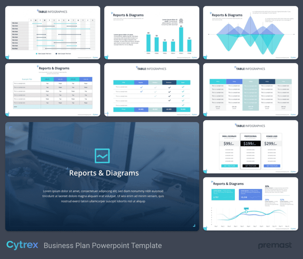 Cytrex - Business Plan PowerPoint Template