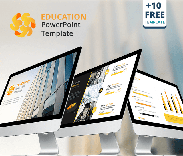 Education Presentation Free PowerPoint Template