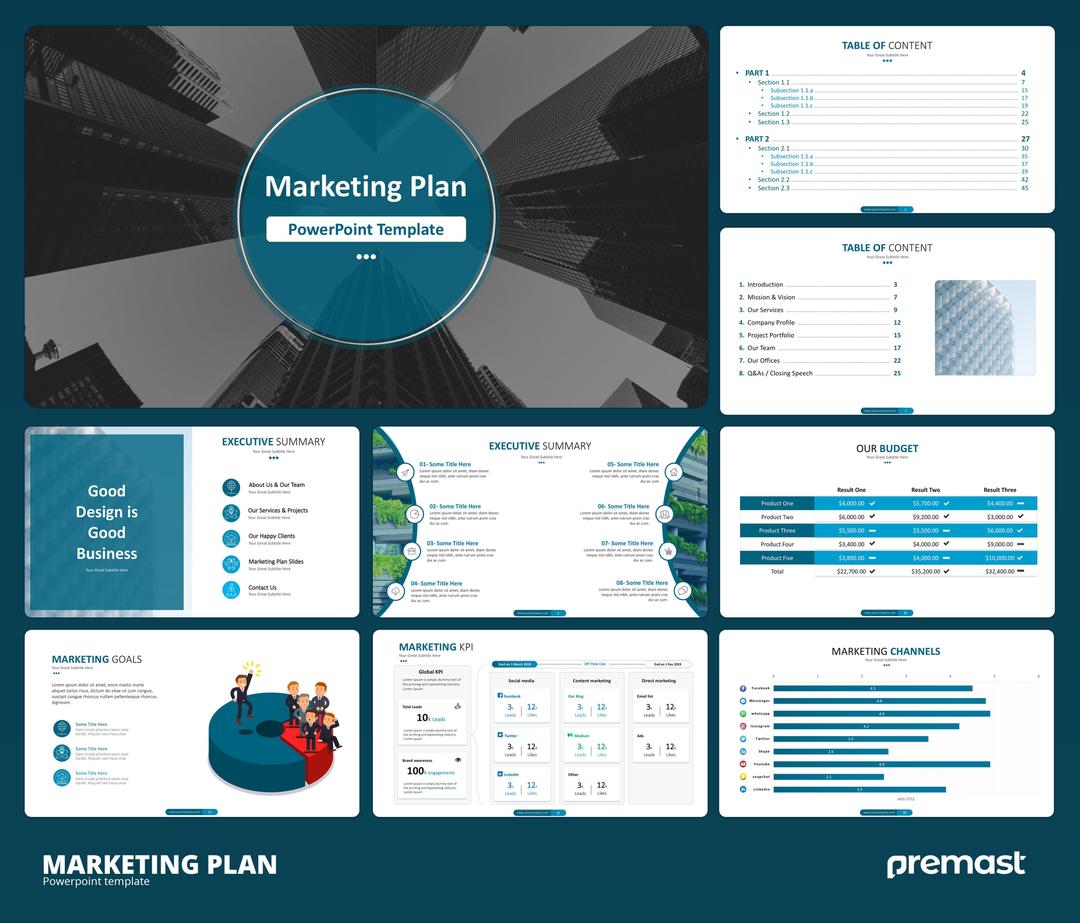 Marketing Plan PPT Free Presentation