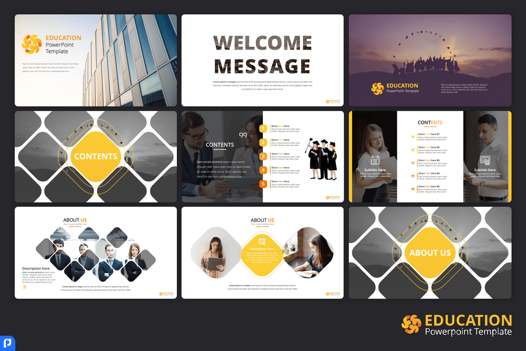 education PowerPoint template