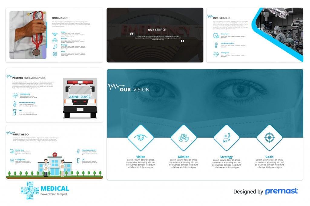 Medical Presentation PPT Template Based on Real Medical Data