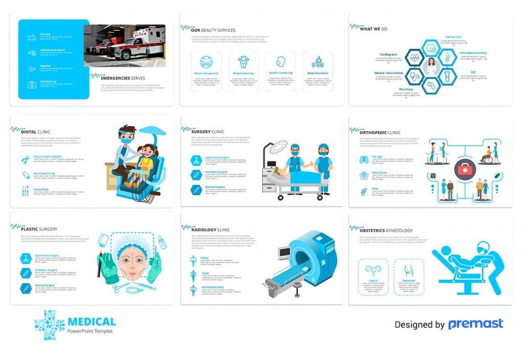 Medical Presentation PPT Template Based on Real Medical Data