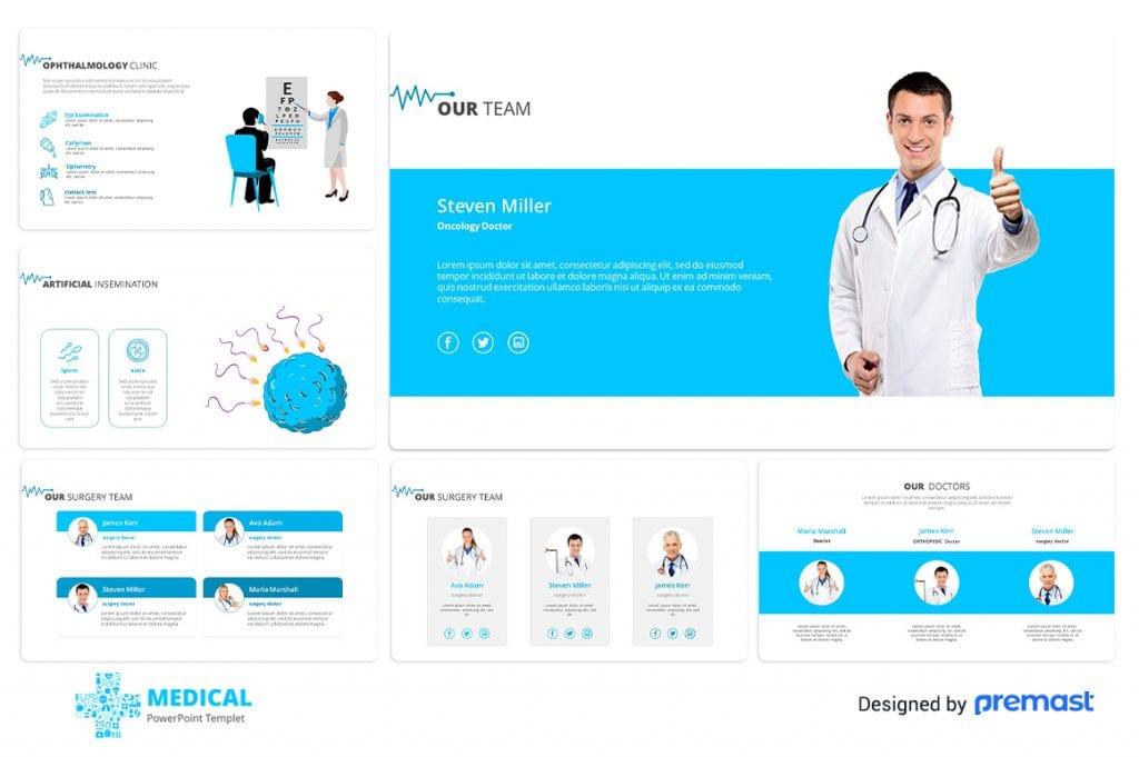 Medical Presentation PPT Template Based on Real Medical Data