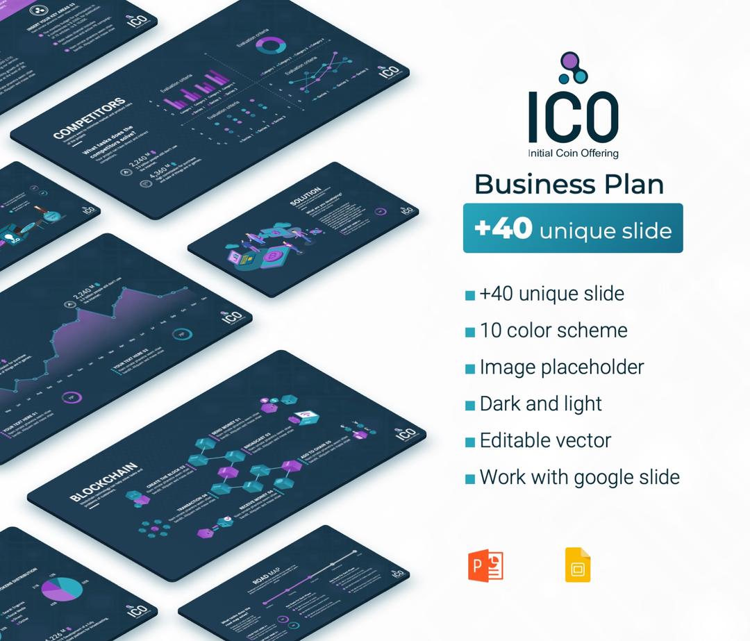 ICO Business Plan Presentation Template