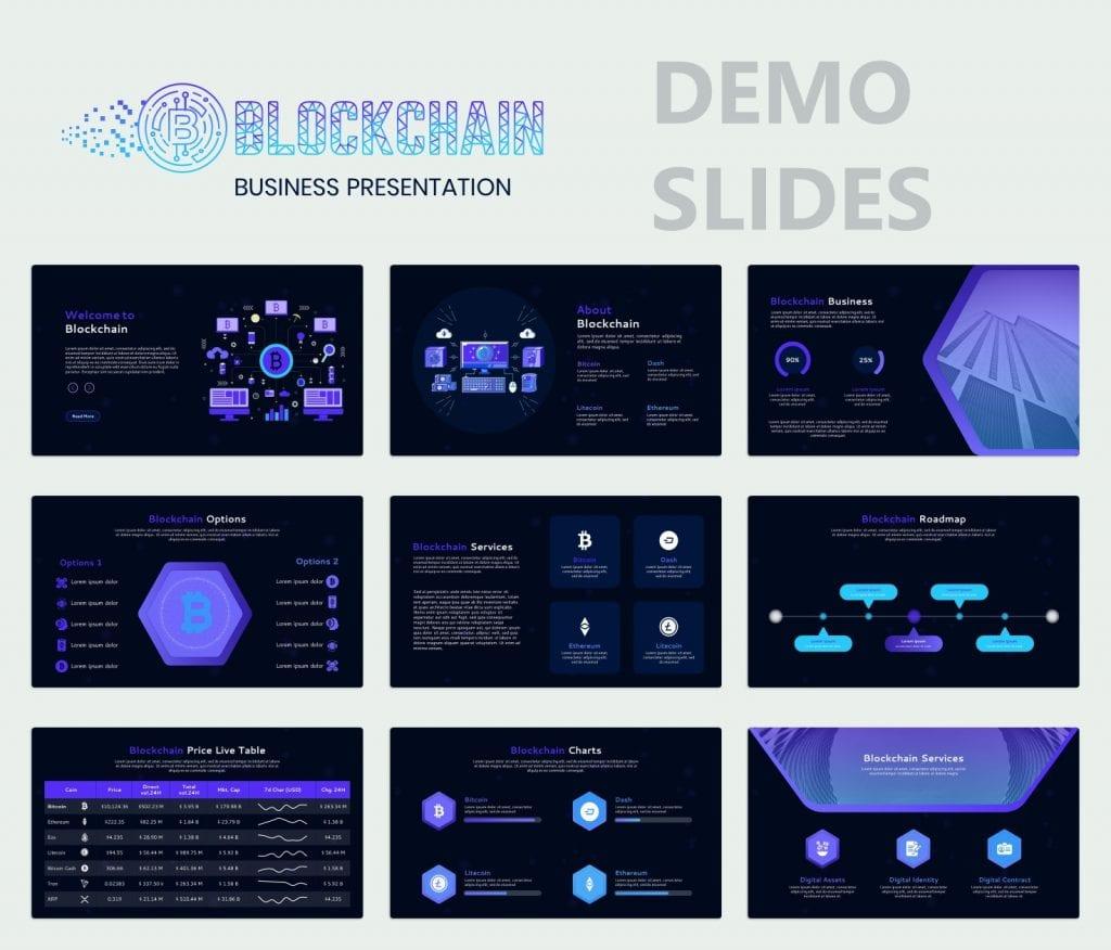 Blockchain PPT Business Presentation Template