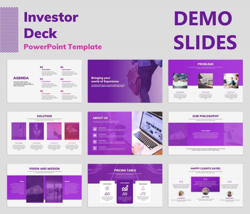 Investor Deck PowerPoint Template