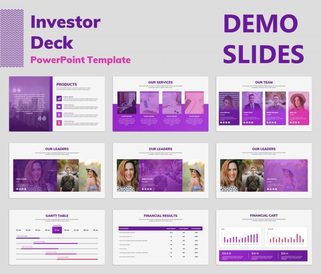 Investor Deck PowerPoint Template