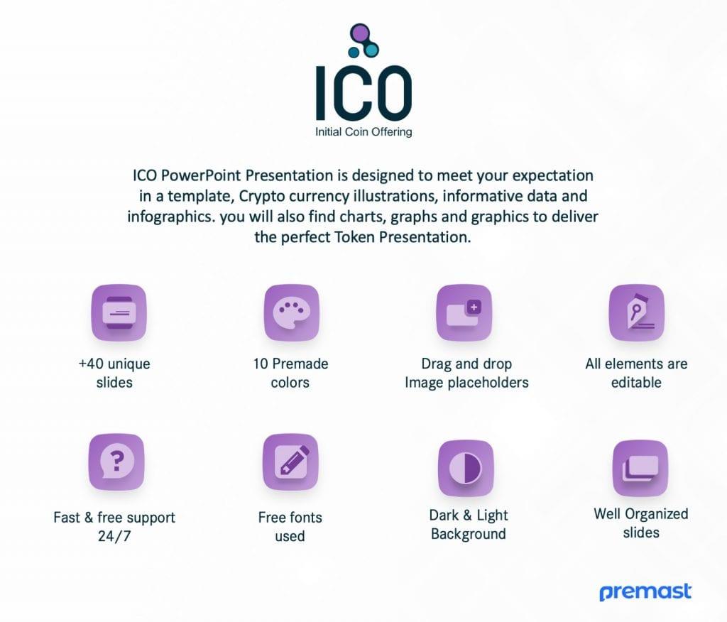 ICO Business Plan Presentation PowerPoint Template