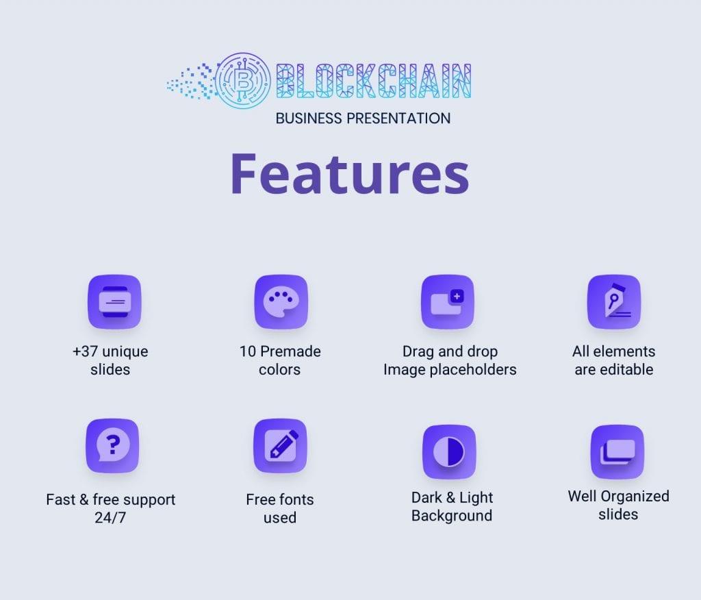 Blockchain PPT Business Presentation Template