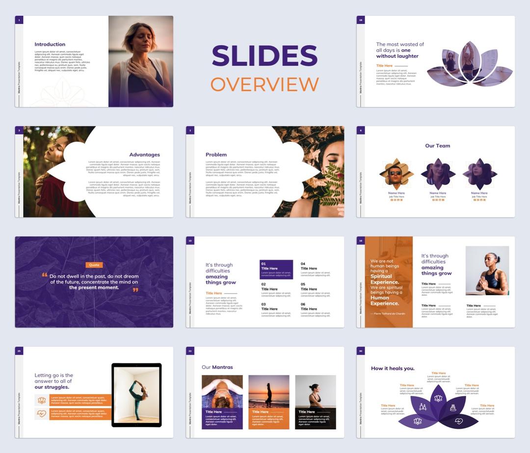 life style powerpoint template