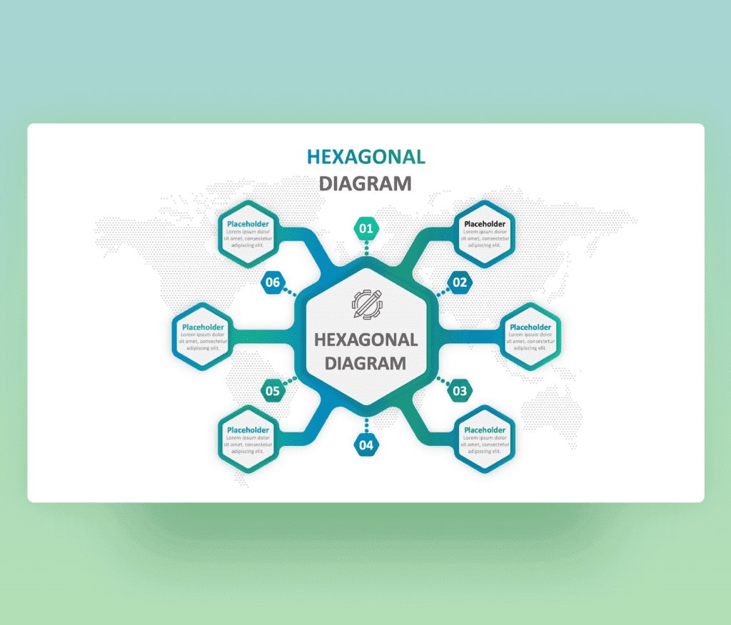 Hexagonal Diagram Infographics