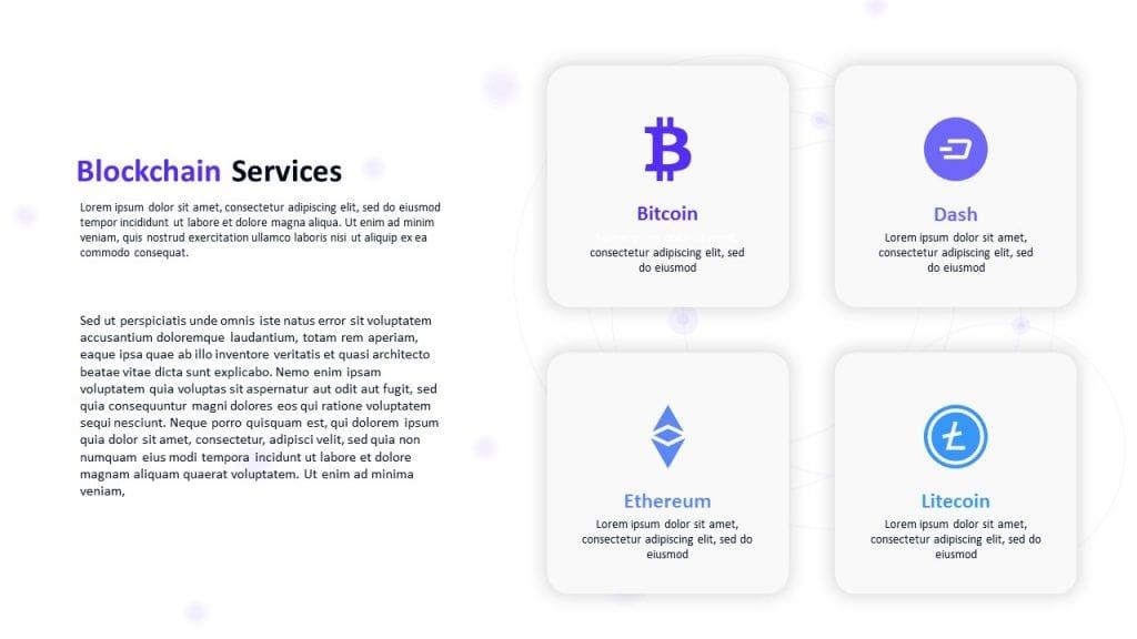 Blockchain and Cryptocurrency PowerPoint Template Free PPT