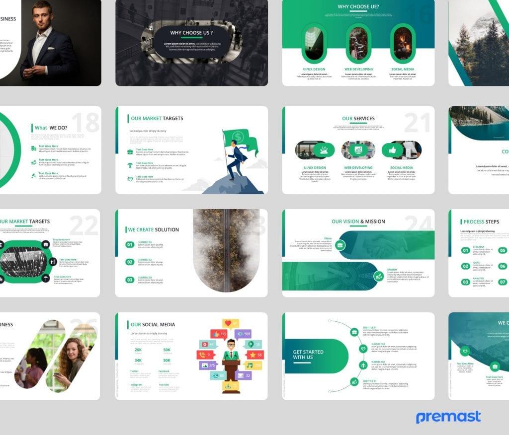 Octave – Business Plan PowerPoint Template