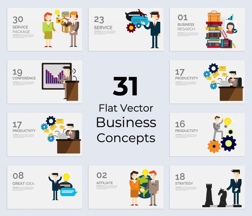 Eargo Matrix Infographics PowerPoint Template