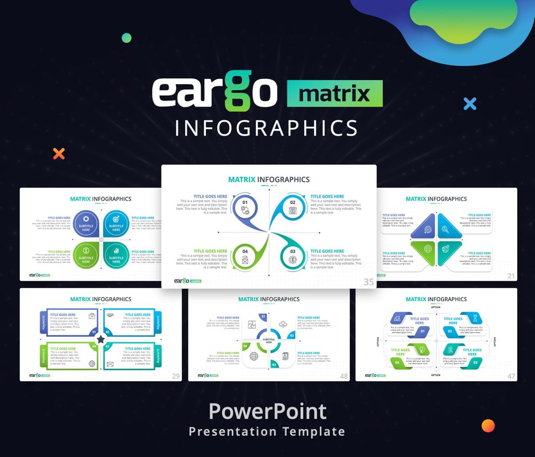 Matrix Infographics PowerPoint Template