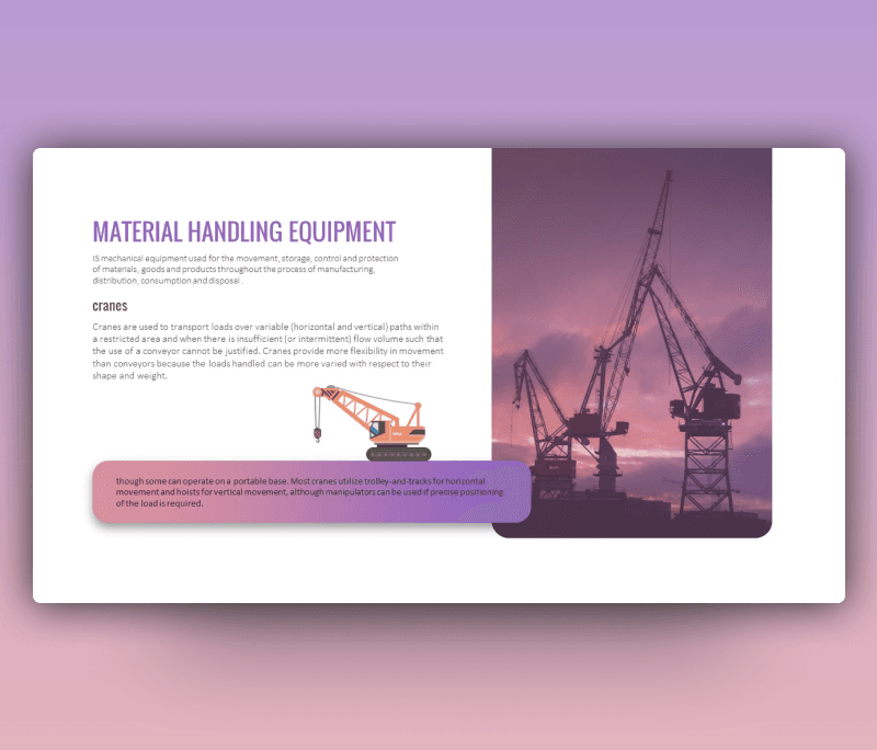 Premast Material Handling Equipment PowerPoint (Free PPT)