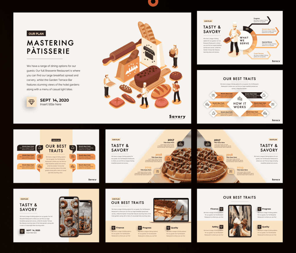 Savory – Modern Restaurant PowerPoint Presentation