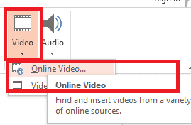 embed a youtube video in powerpoint