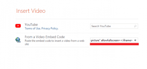 embed a youtube video in powerpoint
