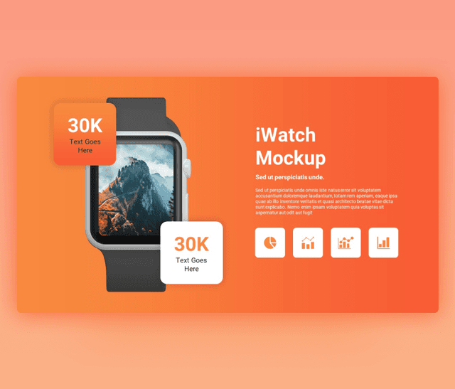 I Watch Mockup PowerPoint Slide Template