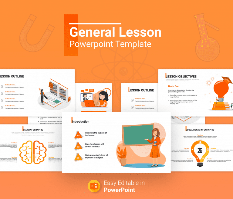 General Lesson Plan PowerPoint template