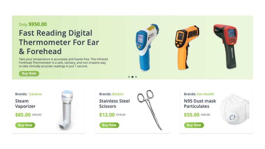 Medical Equipment Categories Template for PowerPoint 