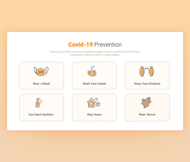 Covid-19 Prevention Template for PowerPoint