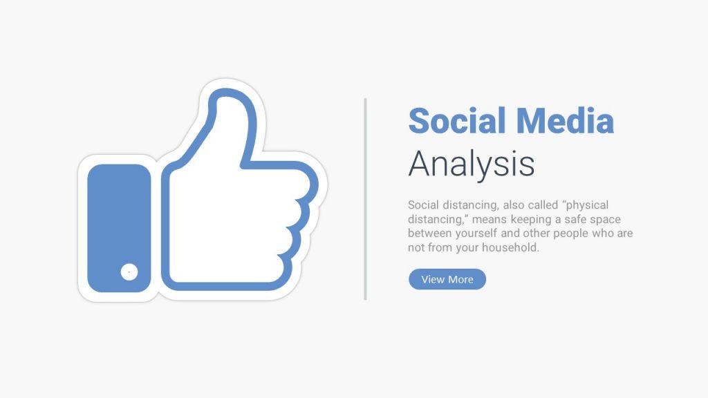 Social Media Analytics PowerPoint Slide Template