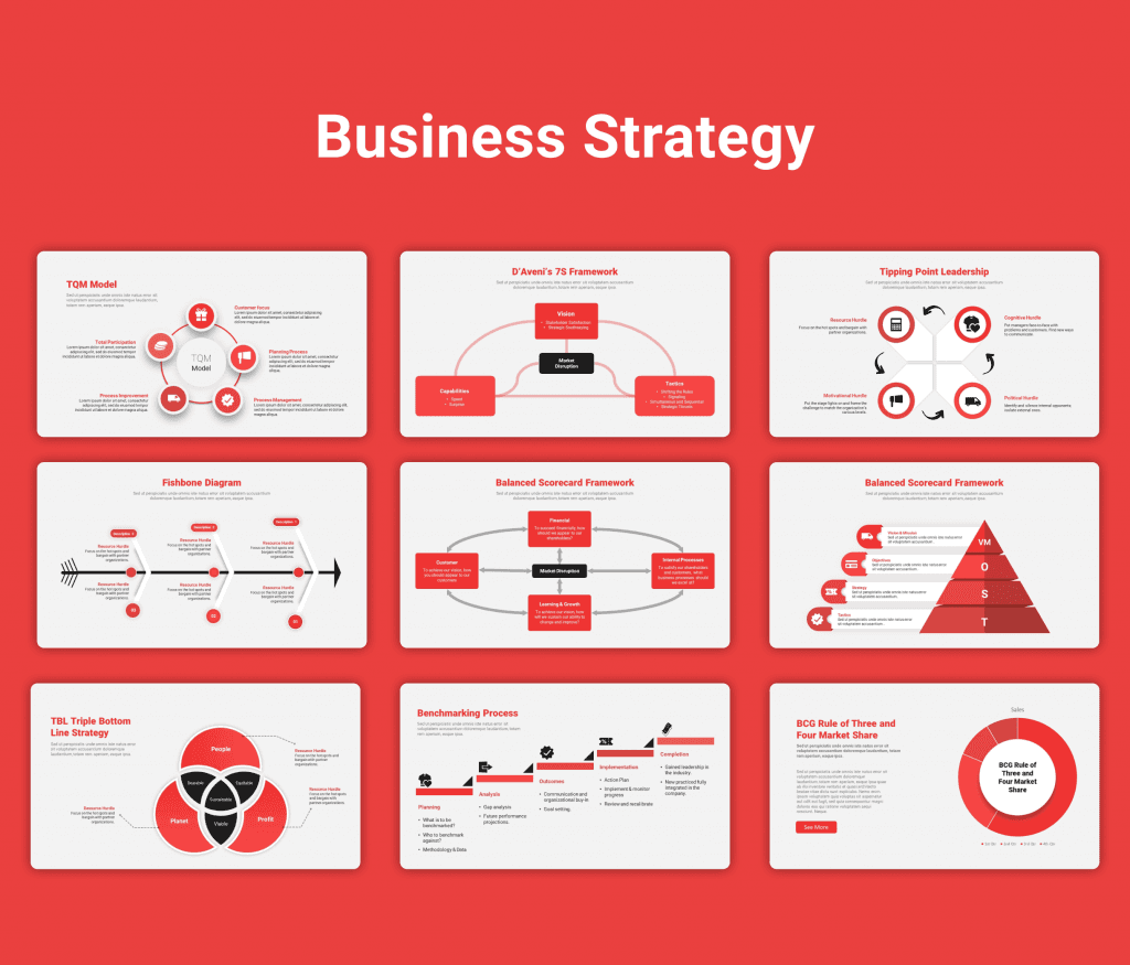 Business Strategy Presentation Template PPT