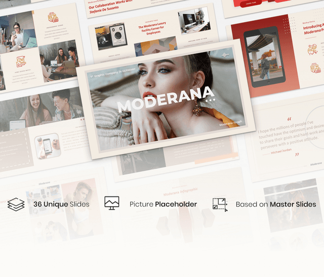 Moderana – Creative Business Powerpoint Presentation Template