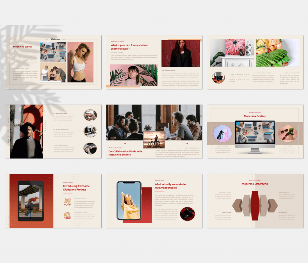 Moderana – Creative Business Powerpoint Presentation Template