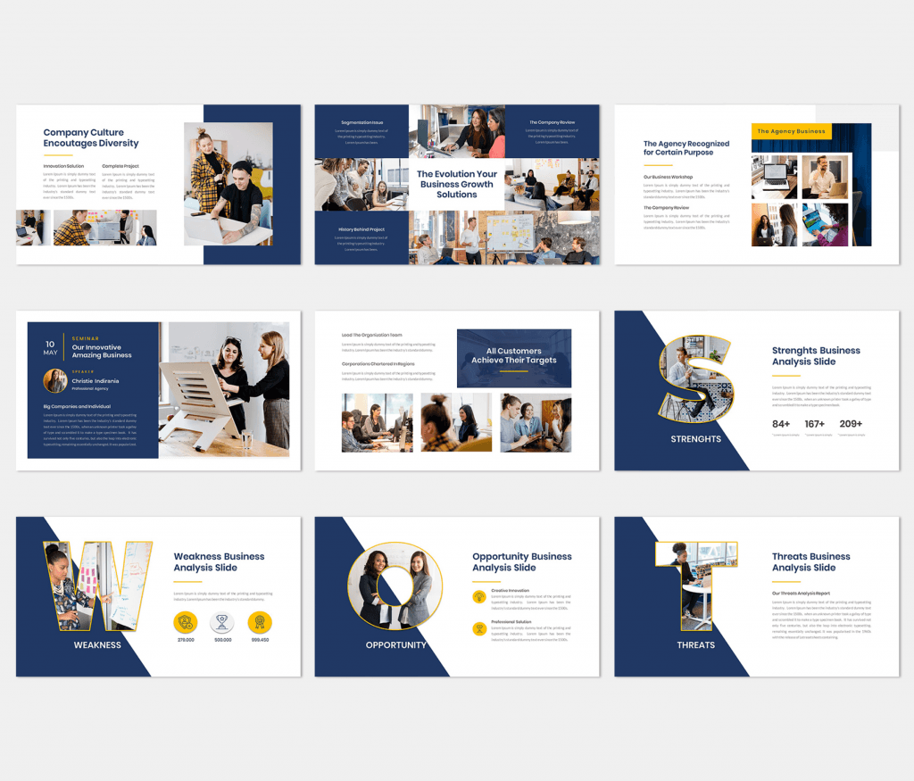 The Agency – Business Presentation Template