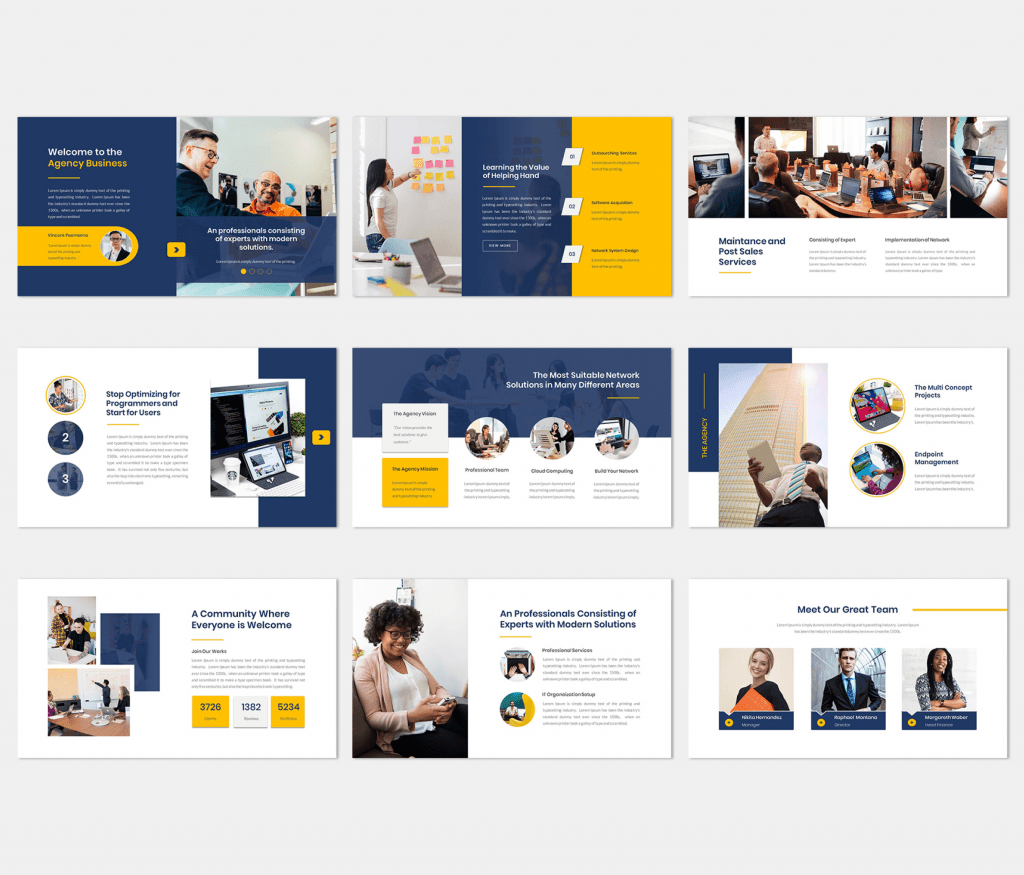 The Agency – Business Presentation Template