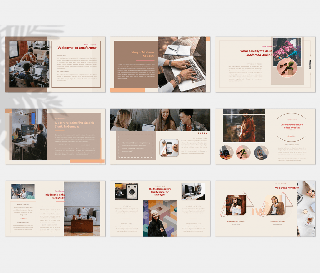 Moderana – Creative Business Google Slide Template