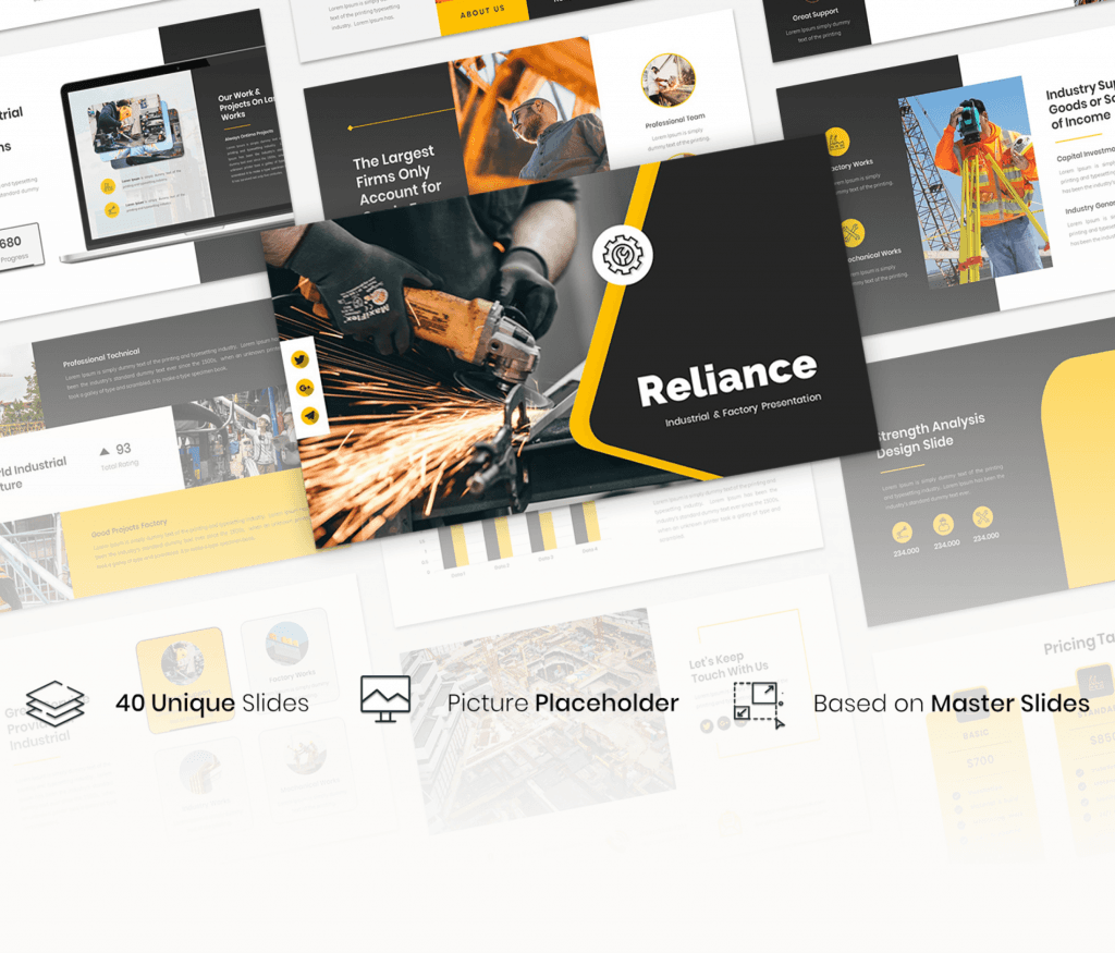 Reliance – Industrial & Factory  Presentation Template