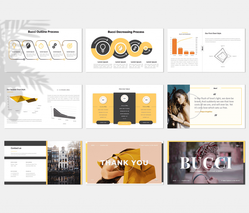 Bucci – Creative Business Presentation Template